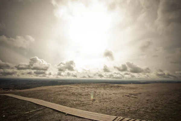 Charmante Vallée Jour Été Une Image Pittoresque Saison Estivale — Photo