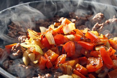 sığır eti ve sebze