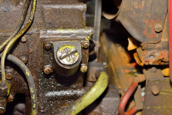 Oude vuile motor motor — Stockfoto