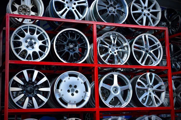 Car aluminum wheel rim — Stock Photo, Image