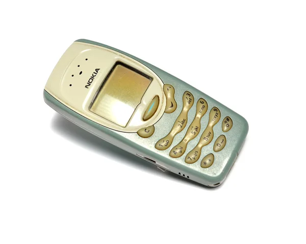 Nokia 3315 teléfono celular aislado sobre fondo blanco —  Fotos de Stock