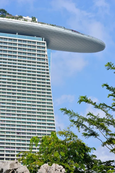 Das marina bay sands resort hotel am 25. Oktober 2014 in singapore — Stockfoto