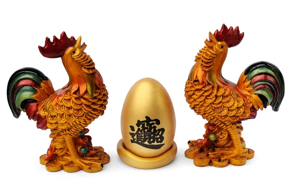 Kuře a zlatá vejce — Stock fotografie