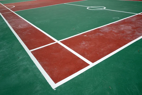 Esquina de una cancha de bádminton —  Fotos de Stock