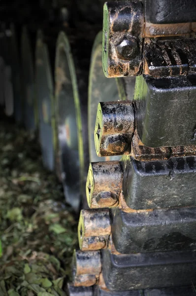 Rueda de tanque militar — Foto de Stock