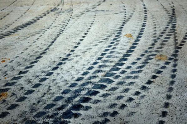 Tire track — Stock Photo, Image