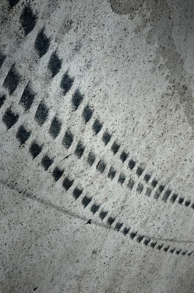 Tire track — Stock Photo, Image