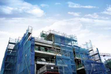 opbouw van de kraan en de bouw