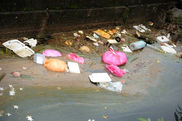 Plastik ve polistren lokanta ambalaj — Stok fotoğraf