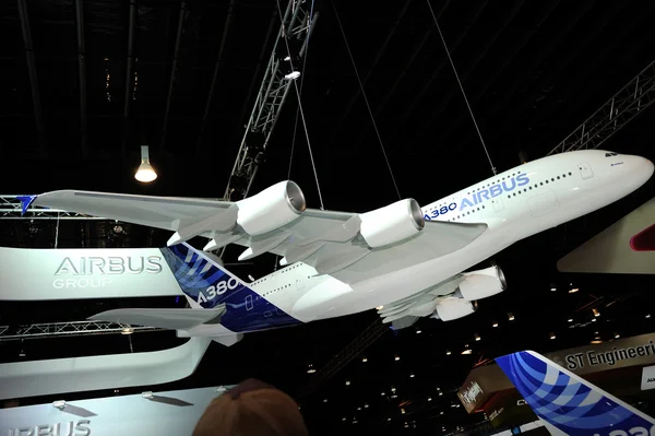 Airbus-Modell A380 zur Schau gestellt — Stockfoto