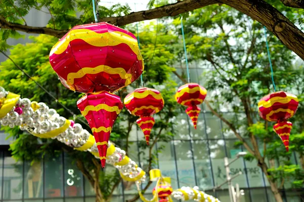 Juldekoration på singapore orchard road — Stockfoto