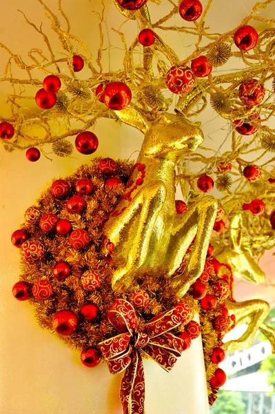 Рождественские украшения на Сингапурской Орчард Роуд — стоковое фото