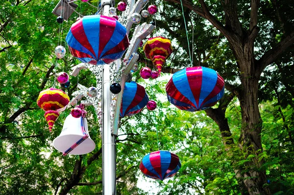 Juldekoration på singapore orchard road — Stockfoto