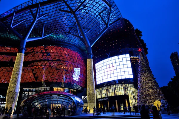 Juldekoration på singapore orchard road — Stockfoto