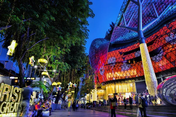 Juldekoration på singapore orchard road — Stockfoto