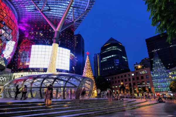 Decoración de Navidad en Singapore Orchard Road — Foto de Stock
