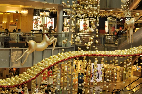 Noel dekorasyon singapore orchard Road — Stok fotoğraf