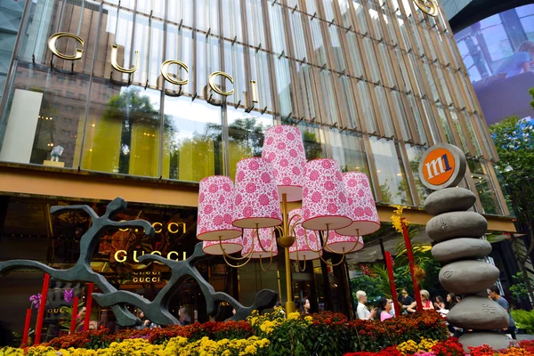 Chinese New Year Decoration at Orchard Road — Stock Photo, Image
