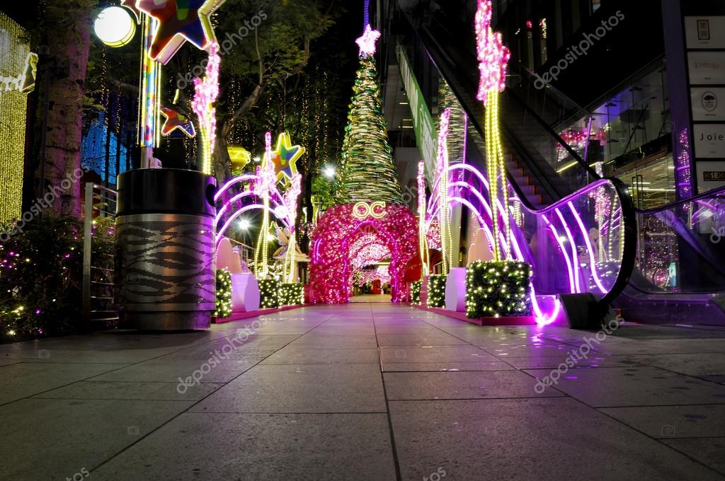 Christmas Decoration at Singapore Orchard Road – Stock Editorial Photo