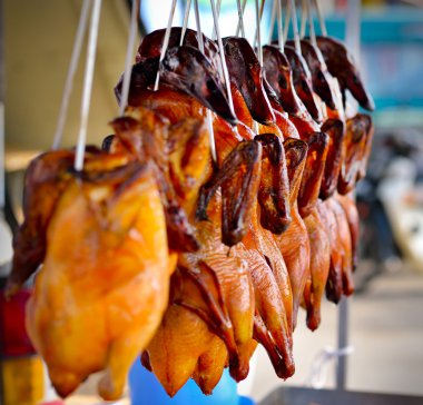 Lezzetli kızarmış ördek