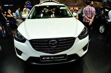 Mazda CX-5 2.5 Luxury display during the Singapore Motorshow 2016