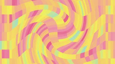 Soyut renkli şekiller girdap oluşturur. Mobil arkaplan mozaiği. Desen sanatı rengi grafiği