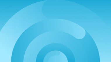 Abstract blue circle line motion background.modern art curve video.Gradient element motion graphic