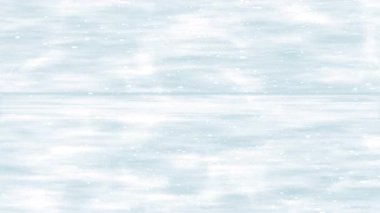 En üstteki kar tarlası. Kar manzarası.