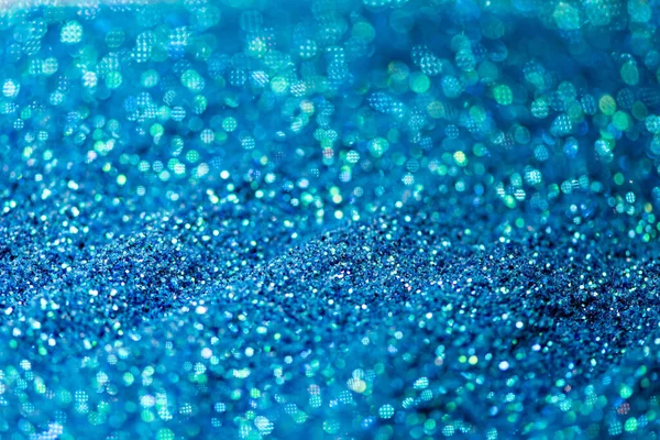 Astratto Sfondo Bokeh Luminoso Scintillante Bokeh Blu Argento Illuminazione Offuscata — Foto Stock