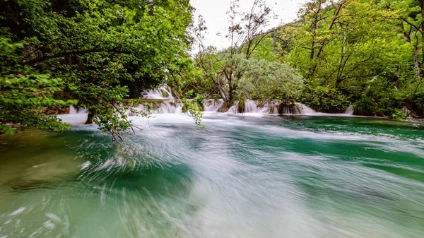 National Park Plitvice Lakes Waterfalls Croatia — Stock Photo, Image