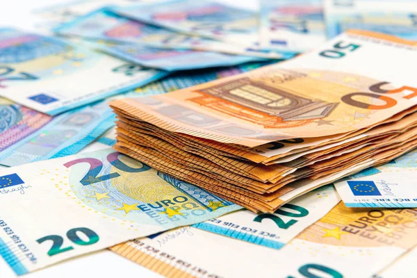 Σχέδιο Των Τραπεζογραμματίων Ευρώ Των Τραπεζογραμματίων Ευρώ Στο Πλαίσιο Του — Φωτογραφία Αρχείου
