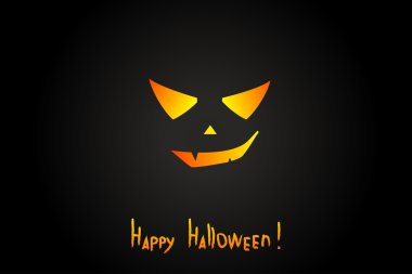 Arka plan ile korkutucu yüz