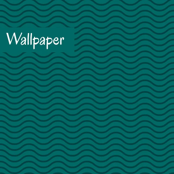 Wallpaper with waves — Stock Vector