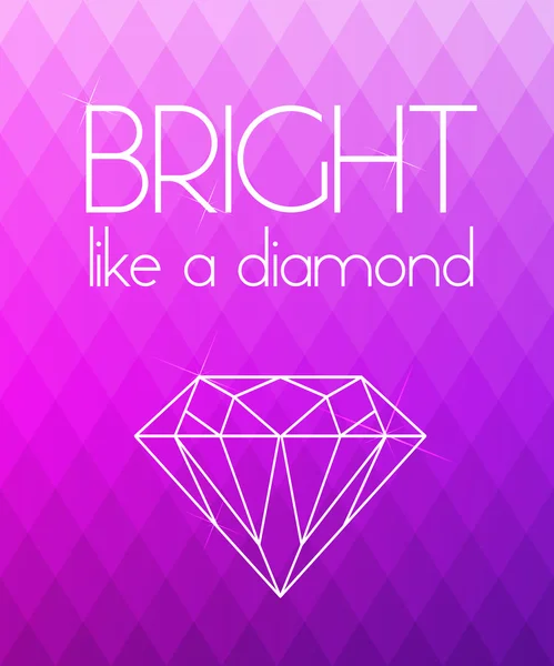 Parlak mor rhombus arka plan