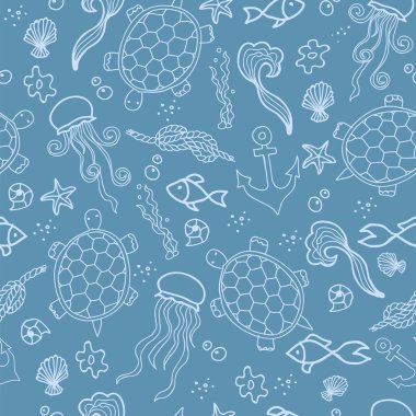 deniz canlıları ile Seamless Modeli