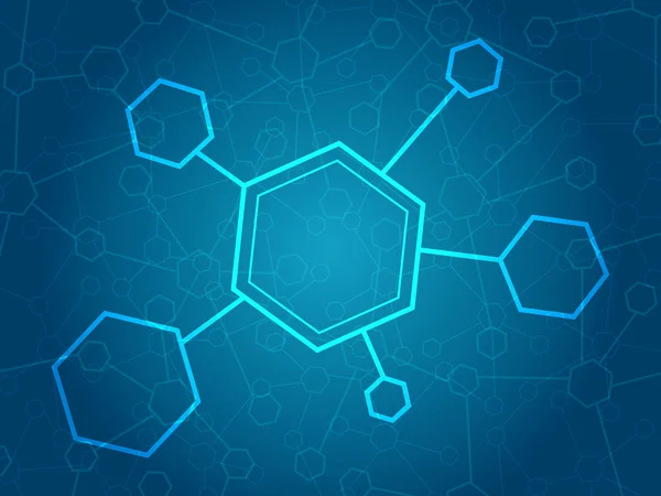 soyut molekülleri arka plan