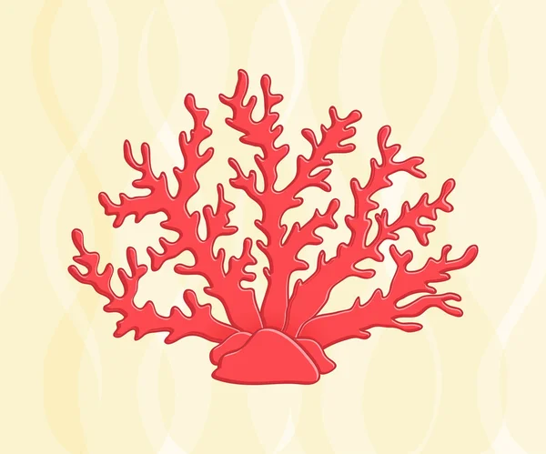 Sualtı okyanus ve mercan akvaryum simgesi