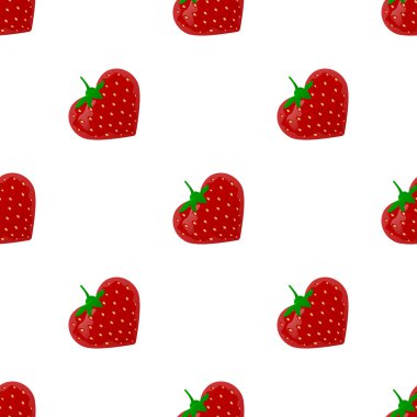 Çilekli kusursuz desen