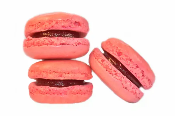 Macaron Appetitosi Belli Sullo Sfondo — Foto Stock