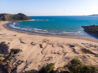 Akdeniz kıyısındaki tarihi kumsal havacılığı.