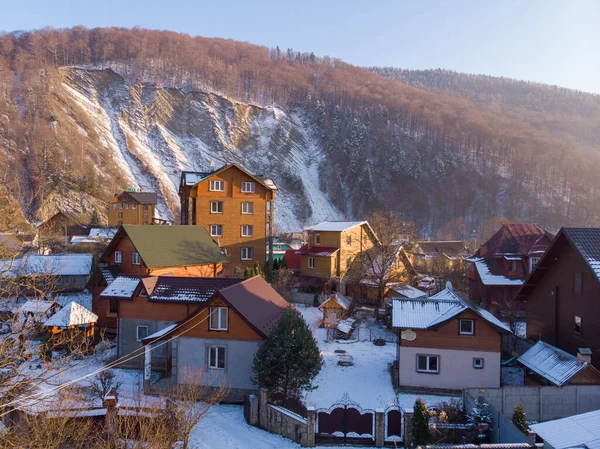 Yaremche 'nin Havadan Görünümü Kaya Fili, Skala Slon Yaremche, Ukrayna