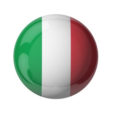 İtalya bayrağı, cam gibi top