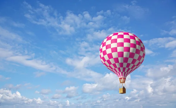 3D-Ballon am blauen Himmel — Stockfoto