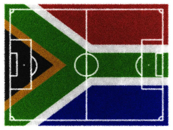 Jižní Afrika fotbalové hřiště — Stock fotografie