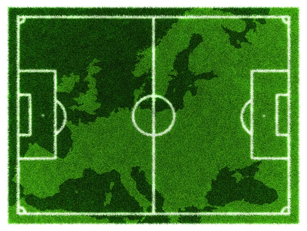 Європа футбол — стокове фото