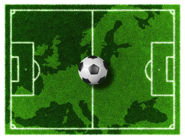 Європа футбол — стокове фото