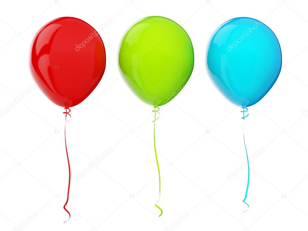 Balloons. RGB colors