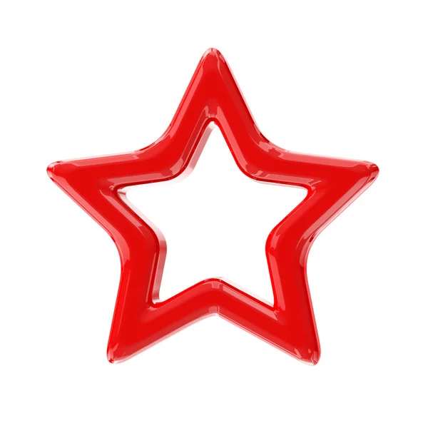 Roter Stern — Stockfoto
