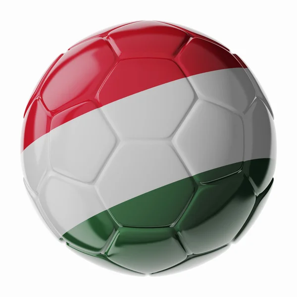 Futbol topu. Macaristan bayrağı