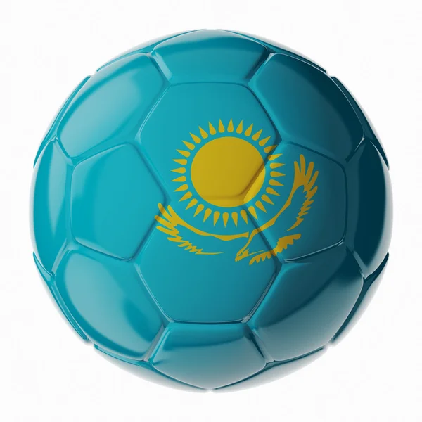 Futbol topu. Kazakistan bayrağı